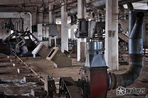 Заброшенный советский мукомольный комбинат Заброшенный советский мукомольный комбинат