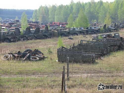 Кладбище чернобыльской техники, Киевская область Кладбище чернобыльской техники, Киевская область