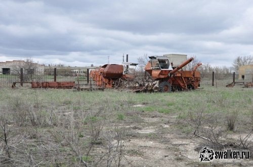 Заброшенный совхоз, Саратовская область