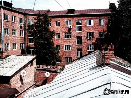 Руфинг - центральные, старые крыши Саратова