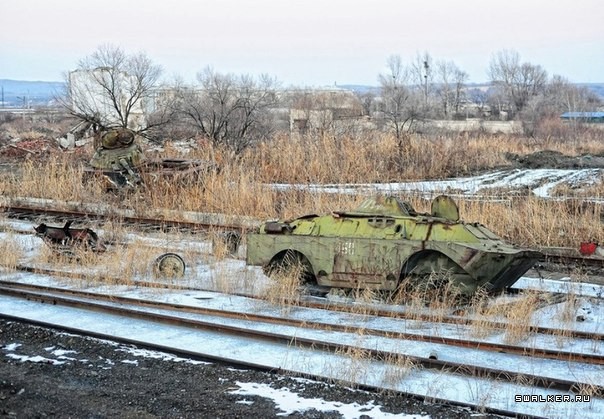 Заброшенный бронетанковый ремонтный завод в Уссурийске