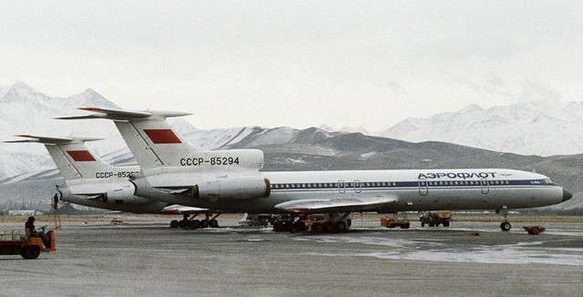 Самолеты ТУ-154 и ТУ-134